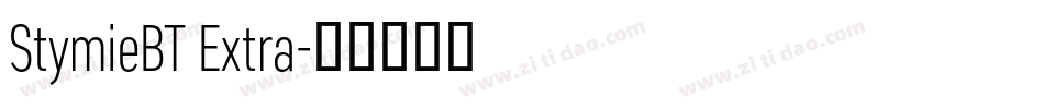 StymieBT Extra字体转换